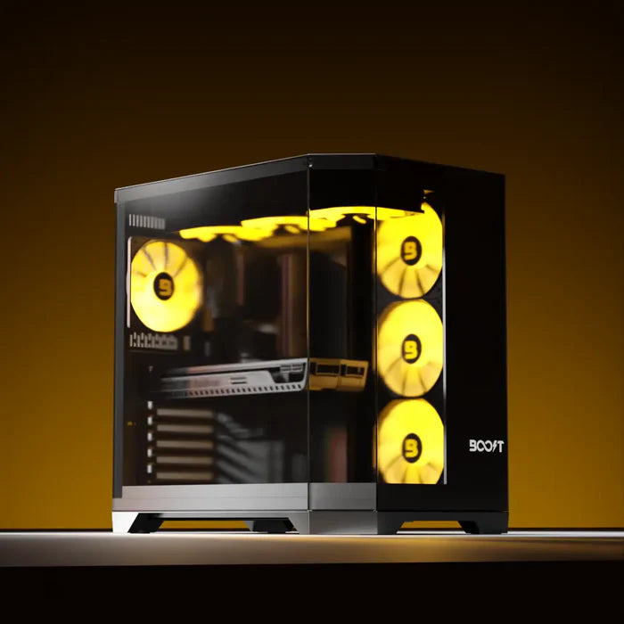 Boost Casing Enclosure Elite Series X100 with 7 ARGB Fans Boost Casing Enclosure Elite Series X100 with 7 ARGB Fans